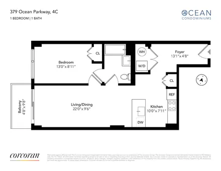 Ocean 24, 379 Ocean Parkway, #4C