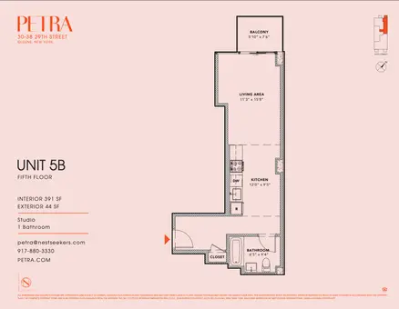 Petra, 30-38  29th Street, #5B