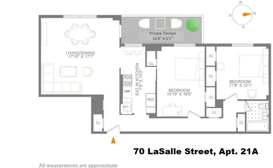 Morningside Gardens, 70 La Salle Street, #21A