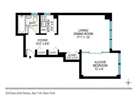 210 East 63rd Street, #11A