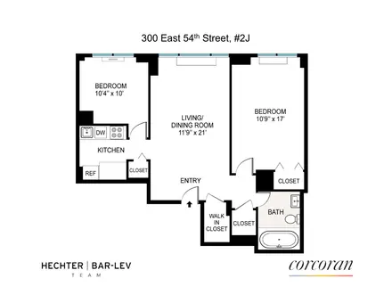 Connaught Tower, 300 East 54th Street, #2J