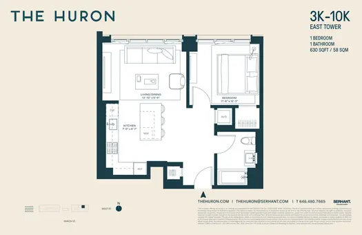 The Huron, 29 Huron Street, #9KE