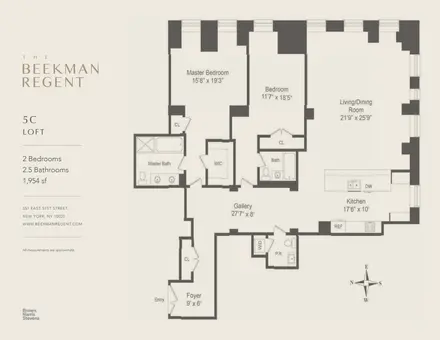 The Beekman Regent, 351 East 51st Street, #LOFT5C