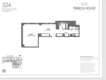Tribeca House, 50 Murray Street, #524