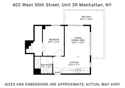 402 West 50th Street, #3R