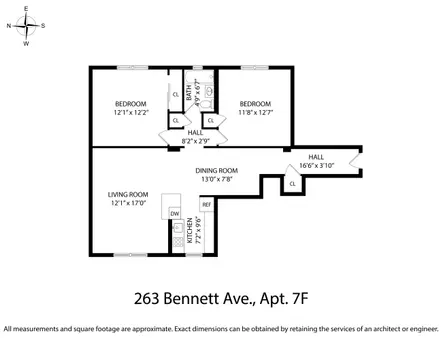 269 Bennett Avenue, #7F