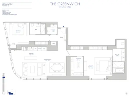 The Greenwich by Rafael Vinoly, 125 Greenwich Street, #81C