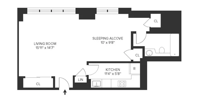 The Ellington, 260 West 52nd Street, #20F