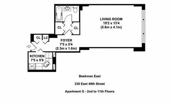 Beekman East, 330 East 49th Street, #6G