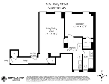 155 Henry Street, #3A