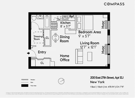 Victoria House, 200 East 27th Street, #12J