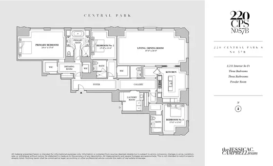 220 Central Park South, #57B