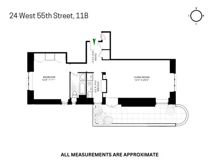 Rockefeller Apartments, 24 West 55th Street, #11B