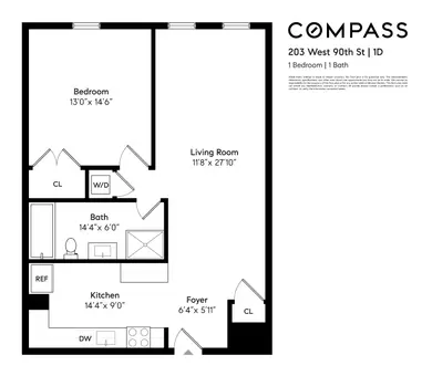 Manhattan Tower Condo, 203 West 90th Street, #1D