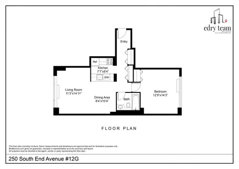 Hudson View East, 250 South End Avenue, #12G