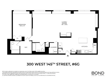 Bradhurst Court, 300 West 145th Street, #6G