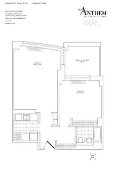 The Anthem, 222 East 34th Street, #1823