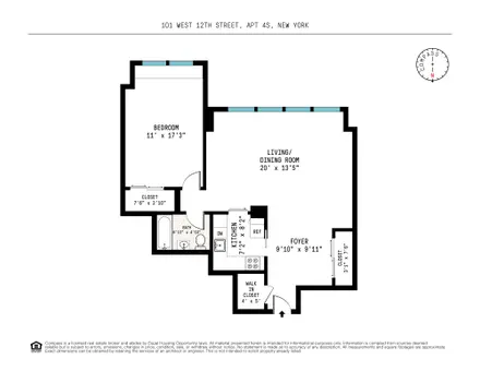 The John Adams, 101 West 12th Street, #4S