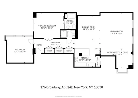 176 Broadway, #14E