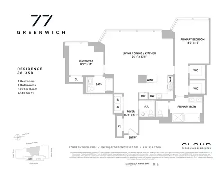 77 Greenwich Street, #32B