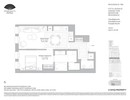 Mandarin Oriental Residences Fifth Avenue, 685 Fifth Avenue, #19B