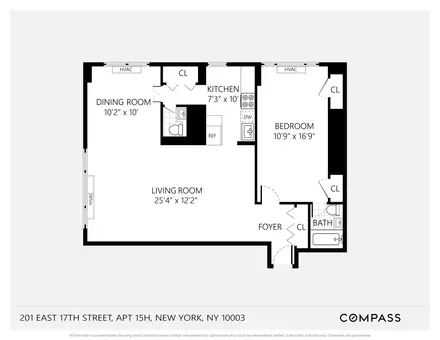 Park Towers, 201 East 17th Street, #15H