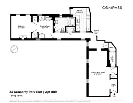 The Gramercy, 34 Gramercy Park East, #8BR