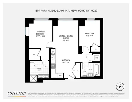 North Park Tower, 1399 Park Avenue, #14A