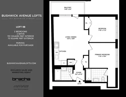 Bushwick Avenue Lofts, 1411 Bushwick Avenue, #5B