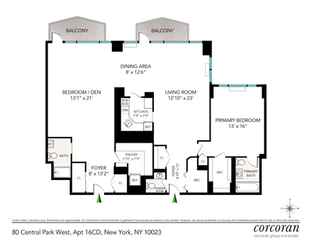 80 Central Park West, #16CD