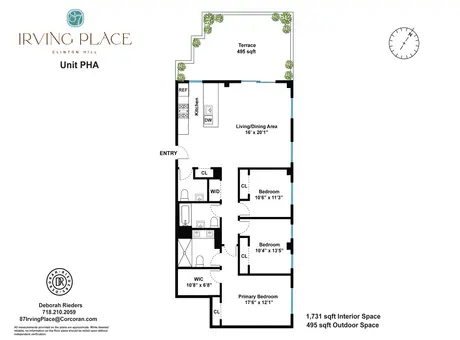 87 Irving Place, #PHA