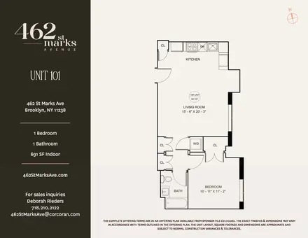 The 462 St. Marks Avenue Condominium, 462 St. Marks Avenue, #101