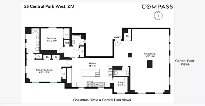 The Century, 25 Central Park West, #27J