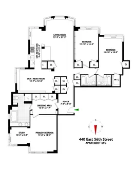 Sutton Manor East, 440 East 56th Street, #6FG