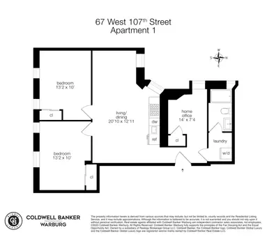 67 West 107th Street, #1