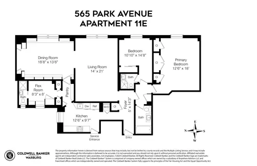 The Lonsdale, 565 Park Avenue, #11E