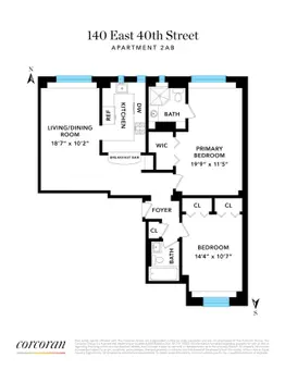 140 East 40th Street, #2AB