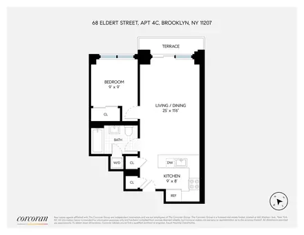 The Eldertree, 68 Eldert Street, #4C