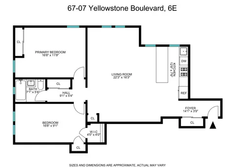 67-07 Yellowstone Boulevard, #6E