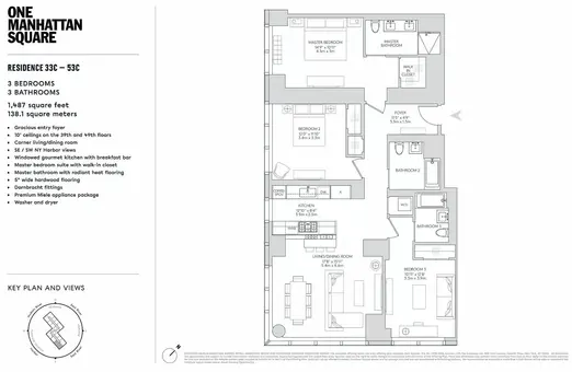 One Manhattan Square, 252 South Street, #45C