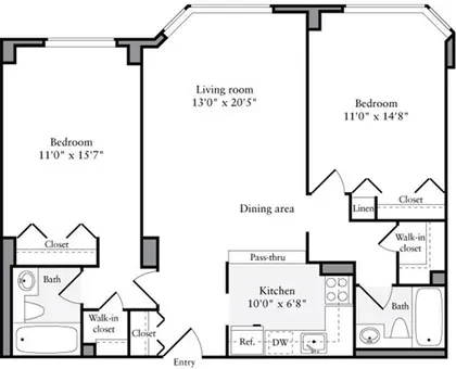 West 96th Apartments, 750 Columbus Avenue, #04T