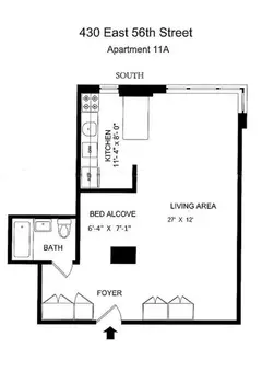 Sutton Manor, 430 East 56th Street, #11A