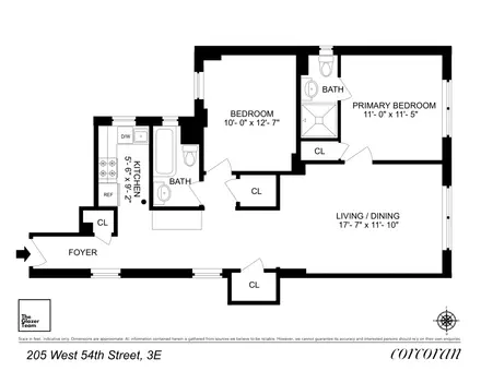 Ablemarle, 205 West 54th Street, #3E