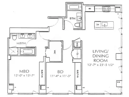 One Ten Third, 110 Third Avenue, #4C