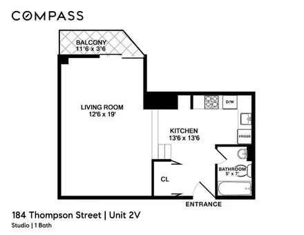 184 Thompson Street, #2V