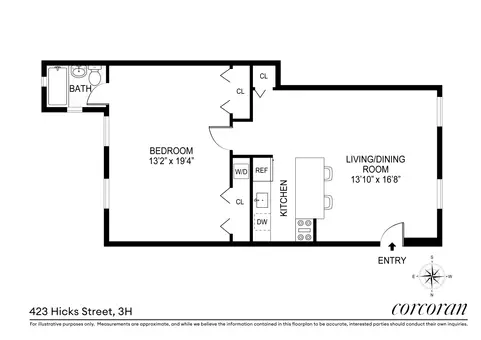 Cobble Hill Towers, 431 Hicks Street, #3H