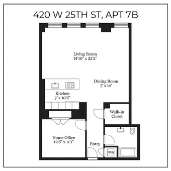 Loft 25, 420 West 25th Street, #7B