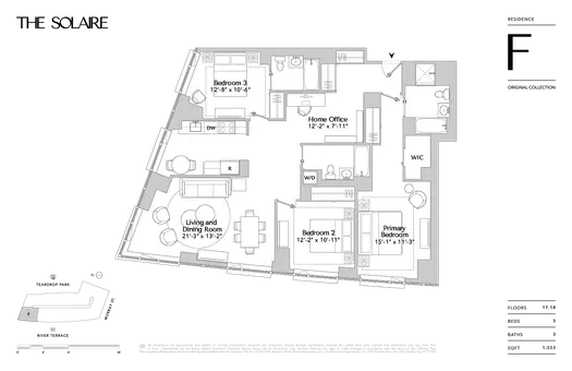 The Solaire, 20 River Terrace, #17F