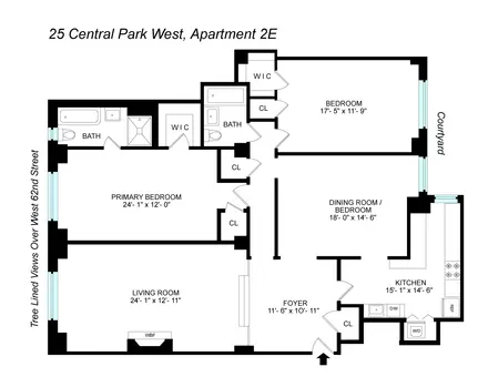 The Century, 25 Central Park West, #2E