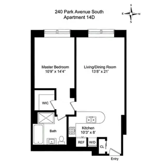 240 Park Avenue South, #14D